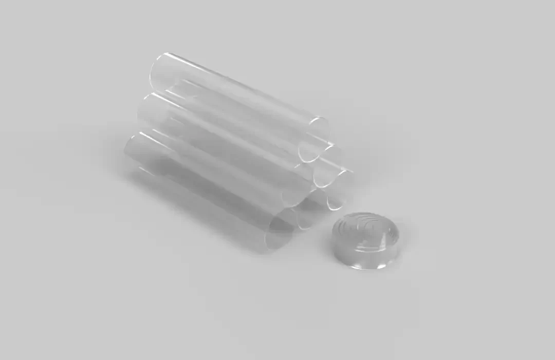 Clear Acrylic Tubes - Transparent Tubular Plastic Material